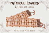 PATCHOULI FLOWERS Odd Count Peyote Bracelet