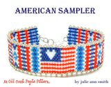 AMERICAN SAMPLER Bracelet Pattern
