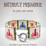 BUTTERFLY MENAGERIE Bracelet Pattern