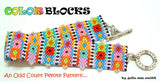 COLOR BLOCKS Bracelet Pattern