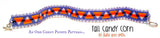 FALL CANDY CORN Skinny Mini Bracelet Pattern