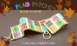 FALL PLAID PATCHES Bracelet Pattern
