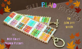 FALL PLAID PATCHES Bracelet Pattern
