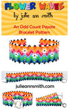 FLOWER WAVES Bracelet Pattern