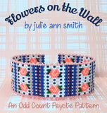 FLOWERS ON THE WALL Bracelet Pattern