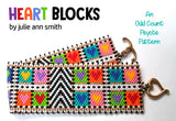 HEART BLOCKS Bracelet Pattern