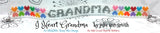 I HEART GRANDMA Skinny Mini Bracelet Pattern