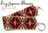 LACY JAPANESE BLOSSOMS Bracelet Pattern
