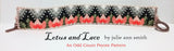 LOTUS AND LACE Bracelet Pattern