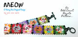 MEOW Skinny Mini Bracelet Pattern