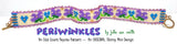 PERIWINKLES Skinny Mini Bracelet Pattern