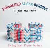 POWDERED SUGAR BERRIES Bracelet Pattern