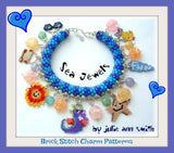 SEA JEWELS Brick Stitch Charms Pattern