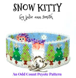SNOW KITTY Bracelet Pattern