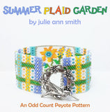 SUMMER PLAID GARDEN Bracelet Pattern