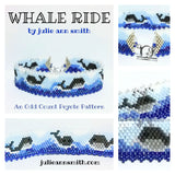 WHALE RIDE/RAINBOW WHALE RIDE Skinny Mini Bracelet Pattern