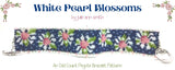 WHITE PEARL BLOSSOMS Bracelet Pattern